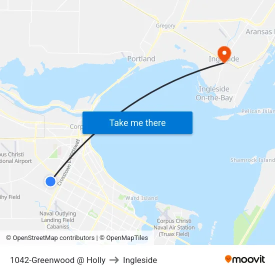 1042-Greenwood @ Holly to Ingleside map