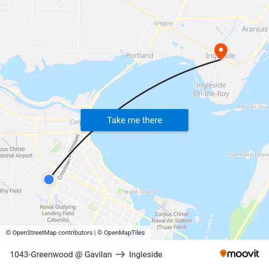 1043-Greenwood @ Gavilan to Ingleside map