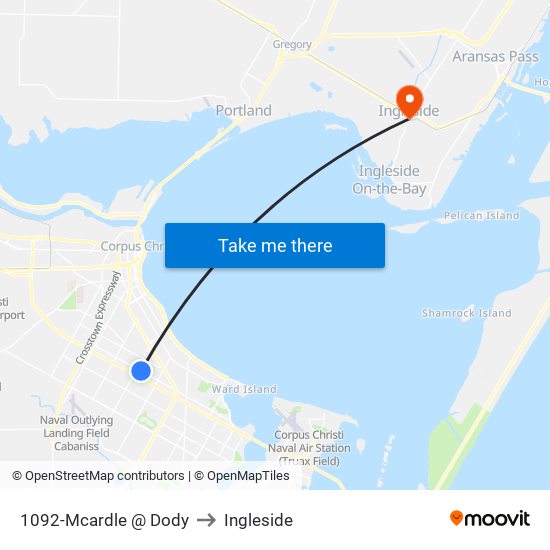 1092-Mcardle @ Dody to Ingleside map