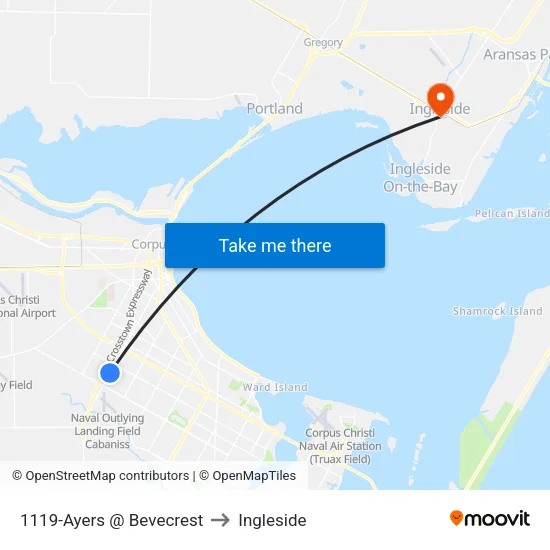1119-Ayers @ Bevecrest to Ingleside map