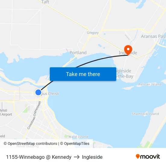 1155-Winnebago @ Kennedy to Ingleside map