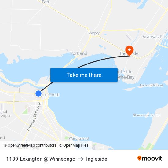 1189-Lexington @ Winnebago to Ingleside map