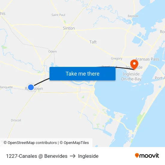 1227-Canales @ Benevides to Ingleside map