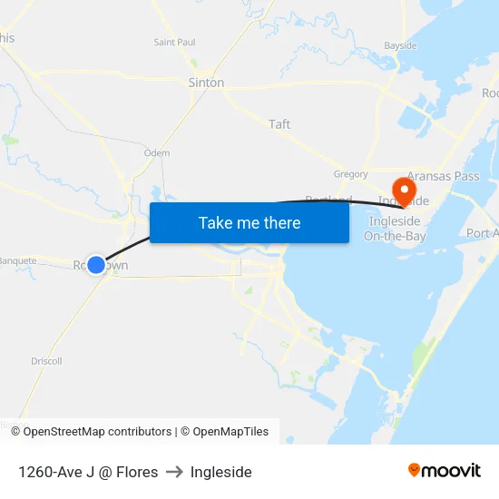 1260-Ave J @ Flores to Ingleside map