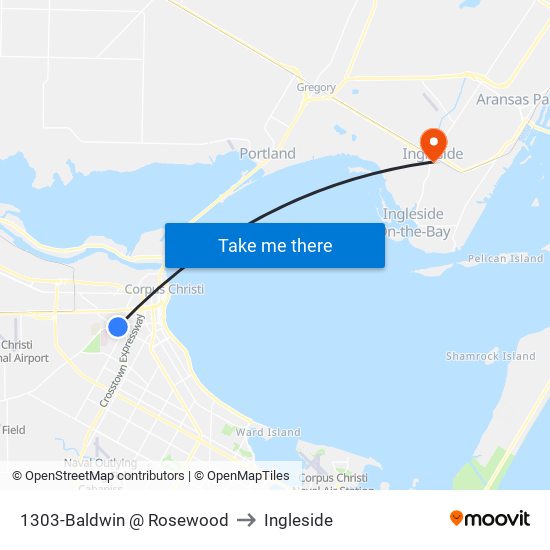 1303-Baldwin @ Rosewood to Ingleside map