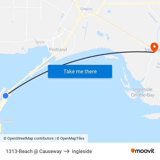 1313-Beach @ Causeway to Ingleside map