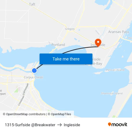 1315-Surfside @Breakwater to Ingleside map
