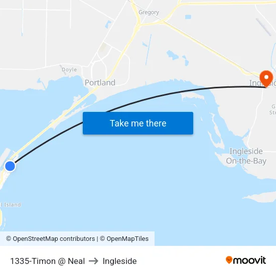 1335-Timon @ Neal to Ingleside map