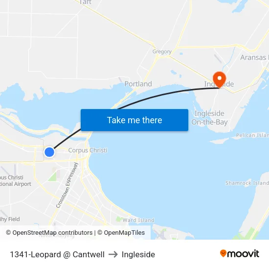 1341-Leopard @ Cantwell to Ingleside map