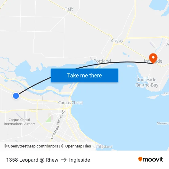 1358-Leopard @ Rhew to Ingleside map