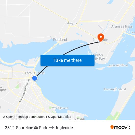 2312-Shoreline @ Park to Ingleside map