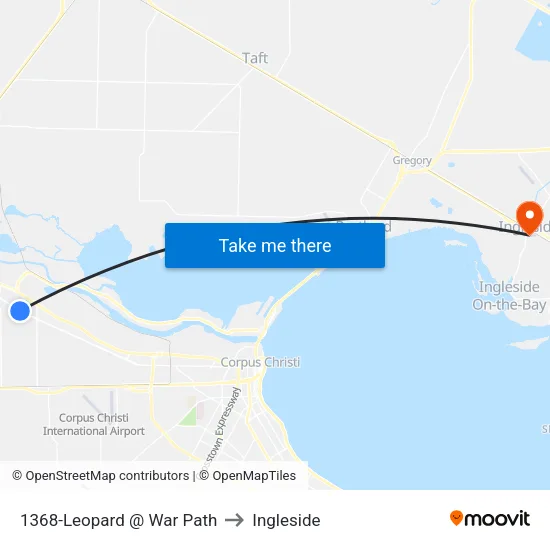 1368-Leopard @ War Path to Ingleside map
