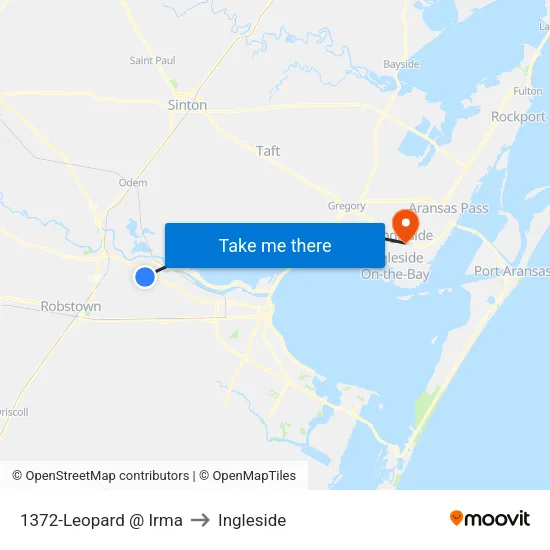 1372-Leopard @ Irma to Ingleside map