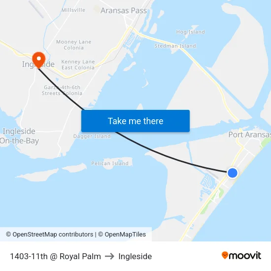 1403-11th @ Royal Palm to Ingleside map
