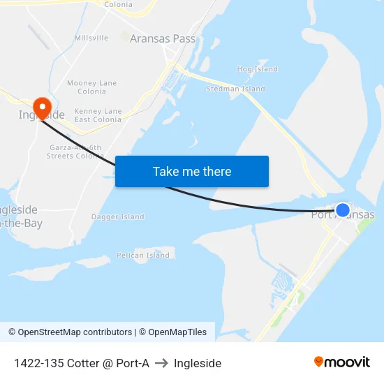 1422-135 Cotter @ Port-A to Ingleside map