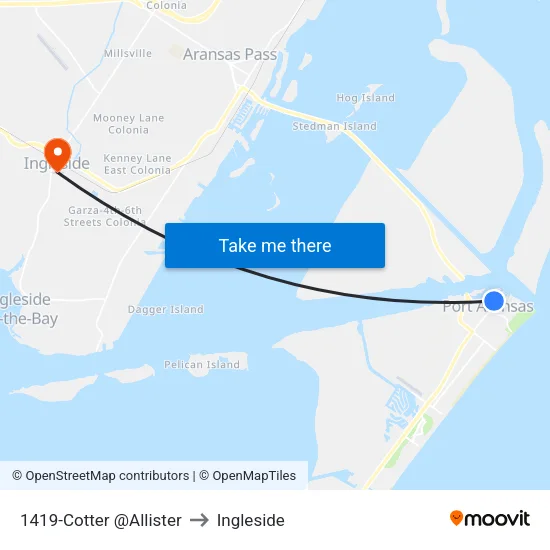 1419-Cotter @Allister to Ingleside map