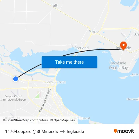 1470-Leopard @St Minerals to Ingleside map