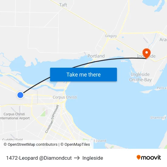 1472-Leopard @Diamondcut to Ingleside map