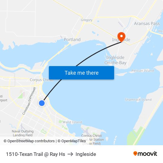 1510-Texan Trail @ Ray Hs to Ingleside map