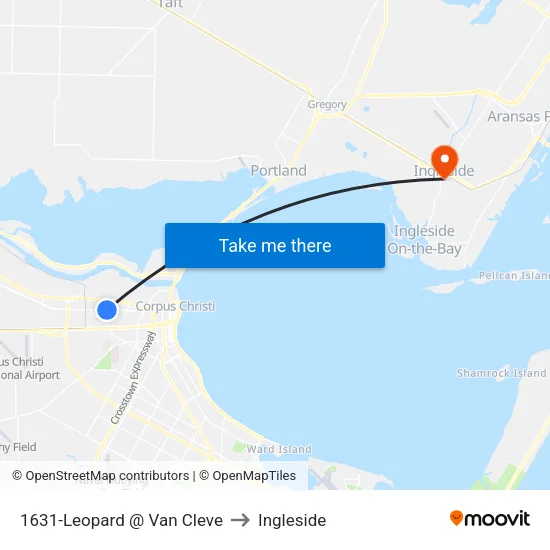 1631-Leopard @ Van Cleve to Ingleside map