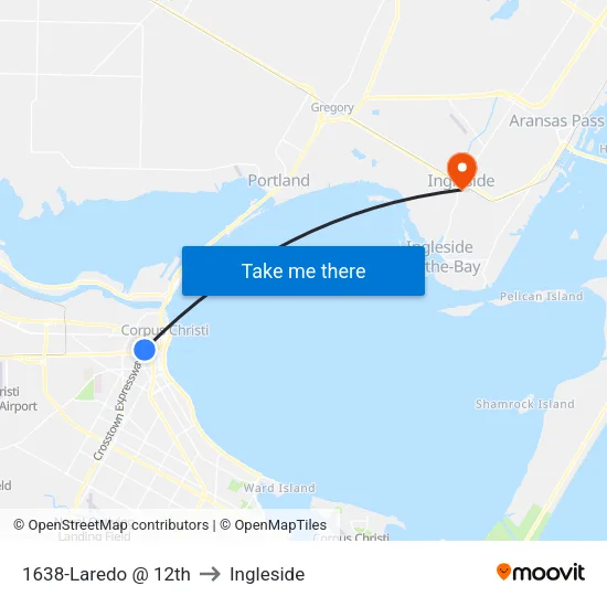 1638-Laredo @ 12th to Ingleside map