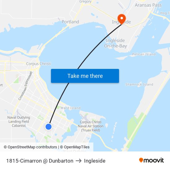 1815-Cimarron @ Dunbarton to Ingleside map