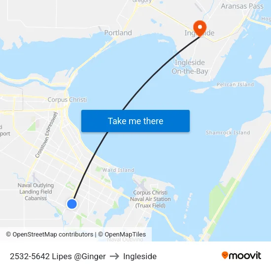 2532-5642 Lipes @Ginger to Ingleside map