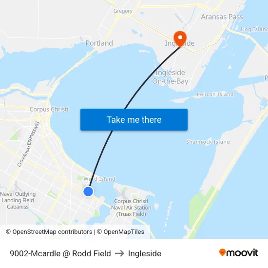 9002-Mcardle @ Rodd Field to Ingleside map
