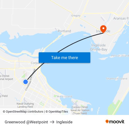 Greenwood @Westpoint to Ingleside map