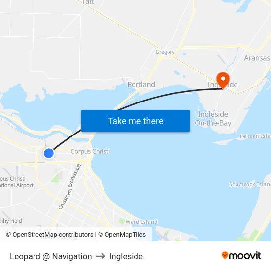 Leopard @ Navigation to Ingleside map