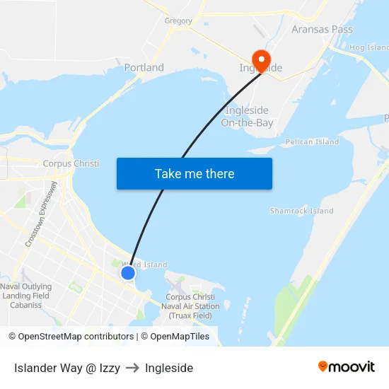 Islander Way @ Izzy to Ingleside map