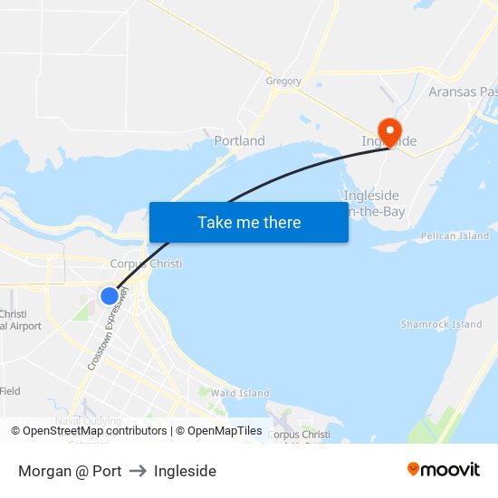 Morgan  @  Port to Ingleside map