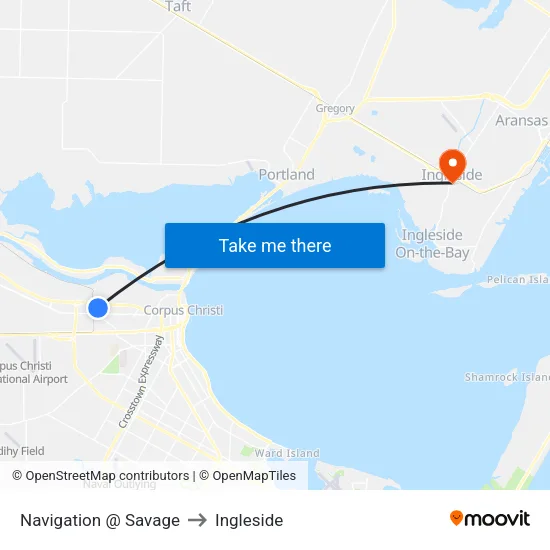 Navigation @ Savage to Ingleside map