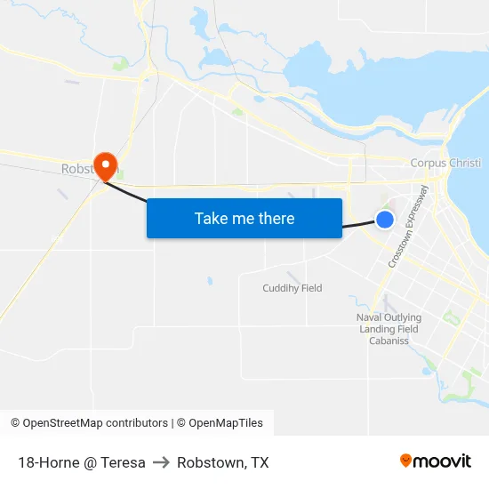 18-Horne  @  Teresa to Robstown, TX map