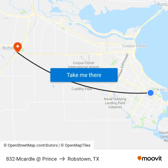 832-Mcardle  @  Prince to Robstown, TX map