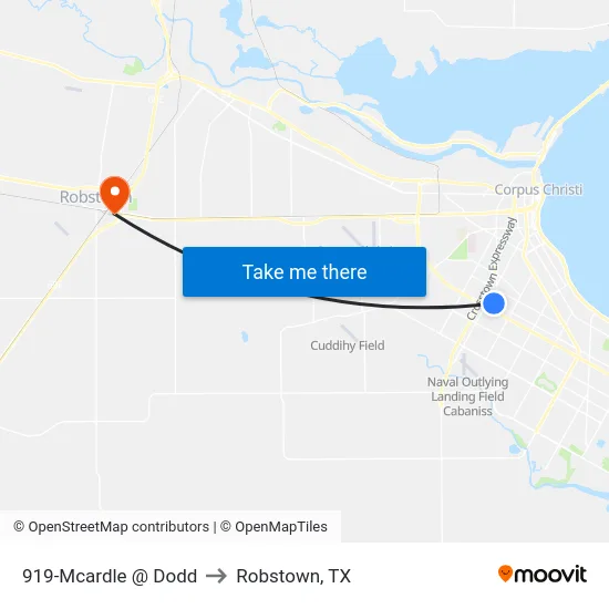 919-Mcardle @ Dodd to Robstown, TX map