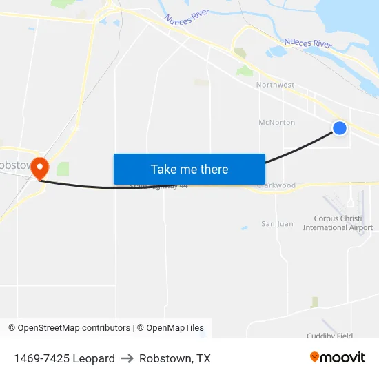 1469-7425 Leopard to Robstown, TX map