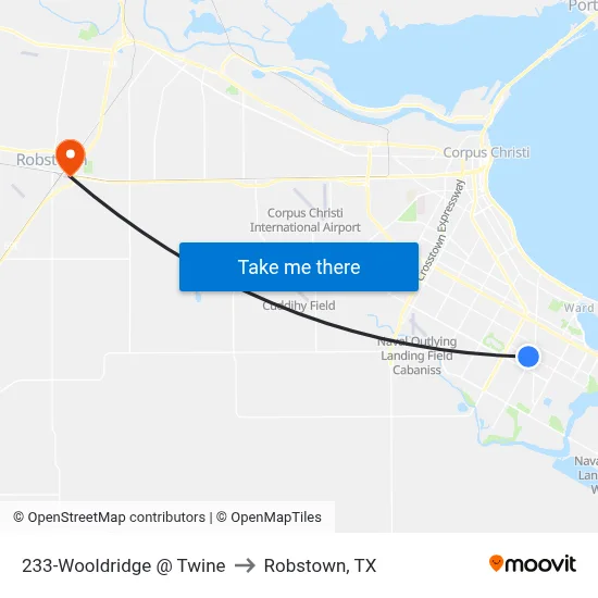 233-Wooldridge @ Twine to Robstown, TX map