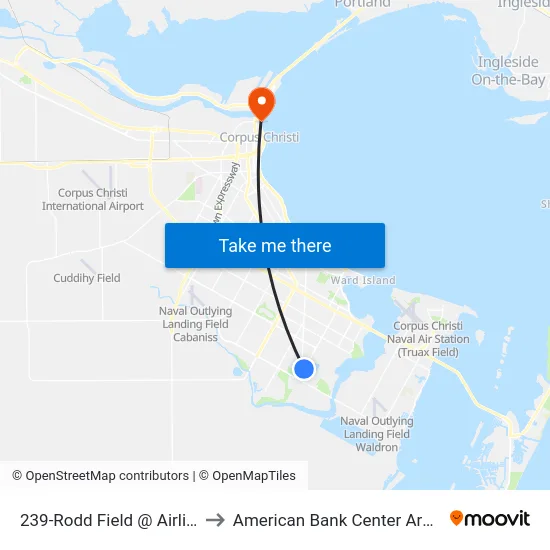 239-Rodd Field @ Airline to American Bank Center Arena map