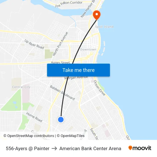 556-Ayers @ Painter to American Bank Center Arena map