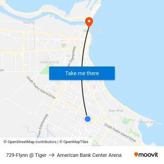 729-Flynn @ Tiger to American Bank Center Arena map