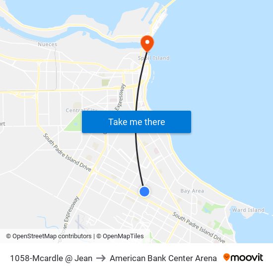 1058-Mcardle @ Jean to American Bank Center Arena map