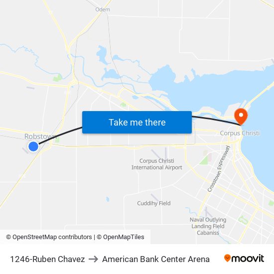 1246-Ruben Chavez to American Bank Center Arena map