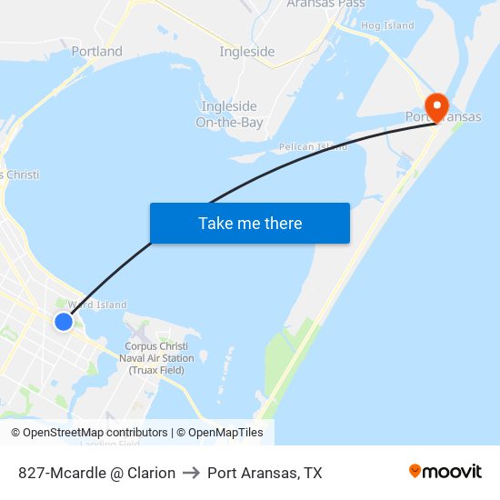 827-Mcardle  @  Clarion to Port Aransas, TX map