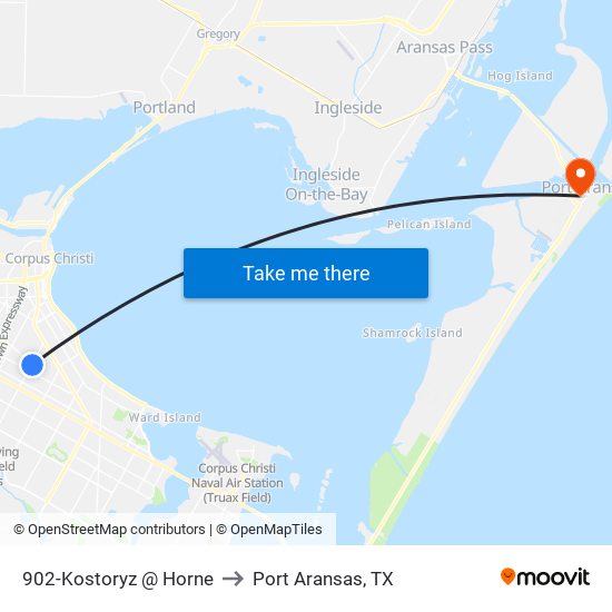 902-Kostoryz @ Horne to Port Aransas, TX map