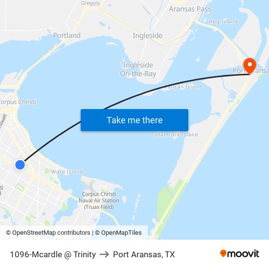 1096-Mcardle @ Trinity to Port Aransas, TX map