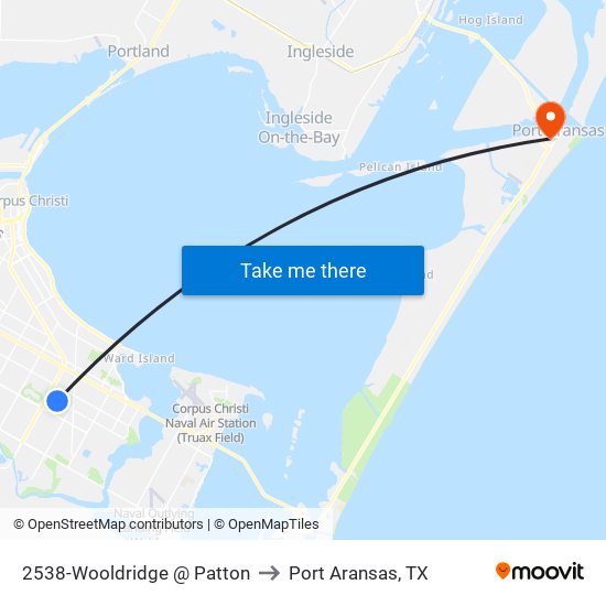 233-Wooldridge @ Twine to Port Aransas, TX map