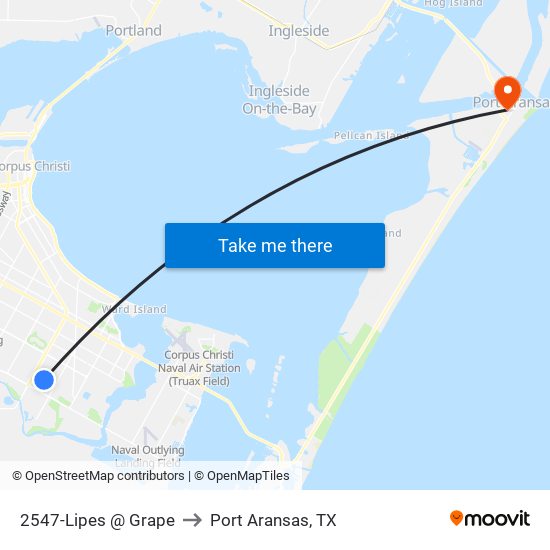 2547-Lipes @ Grape to Port Aransas, TX map