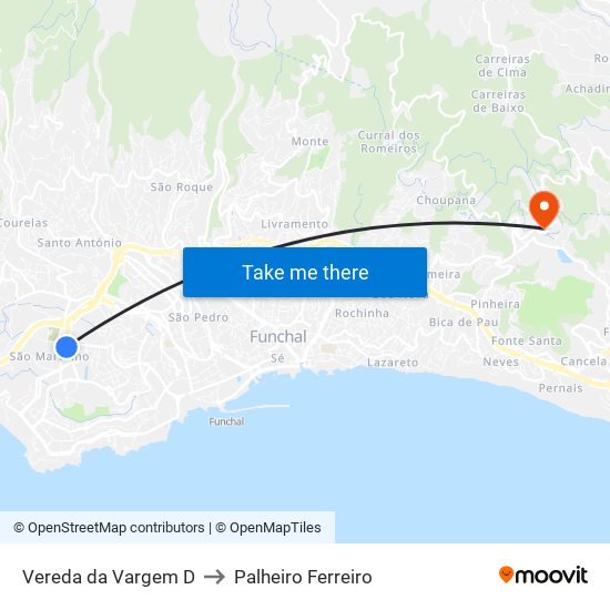 Vereda da Vargem  D to Palheiro Ferreiro map