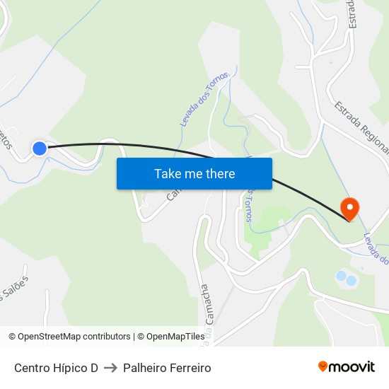 Centro Hípico  D to Palheiro Ferreiro map
